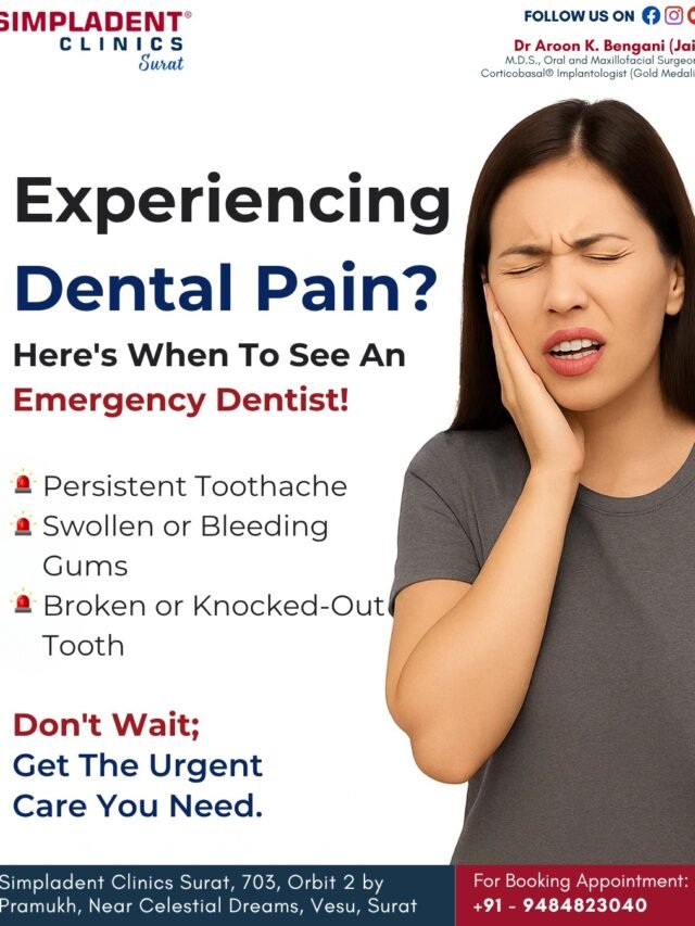 Experiencing Dental Pain Don’t Wait – Get Immediate Relief Today